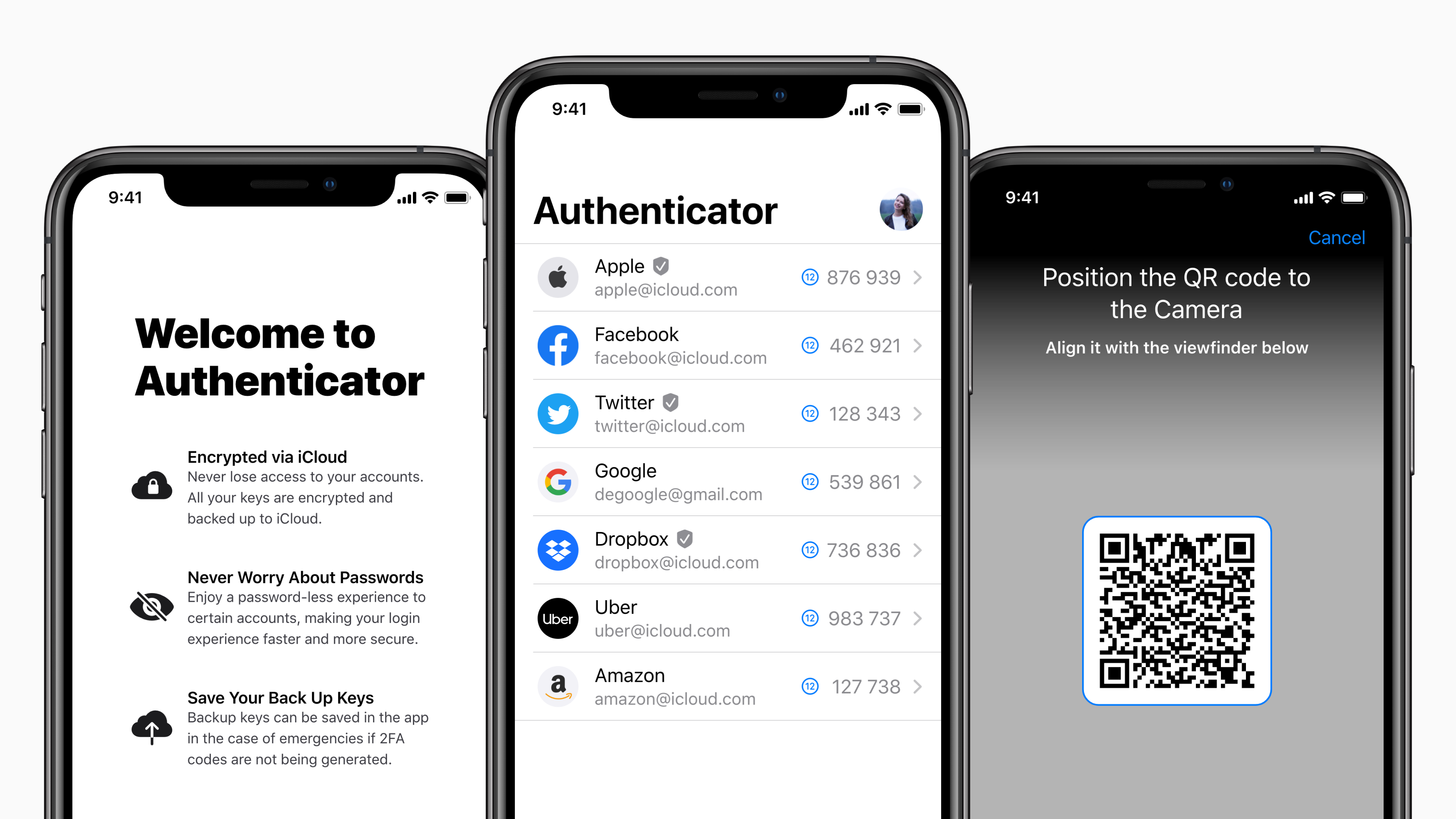 Apple Authenticator preview
