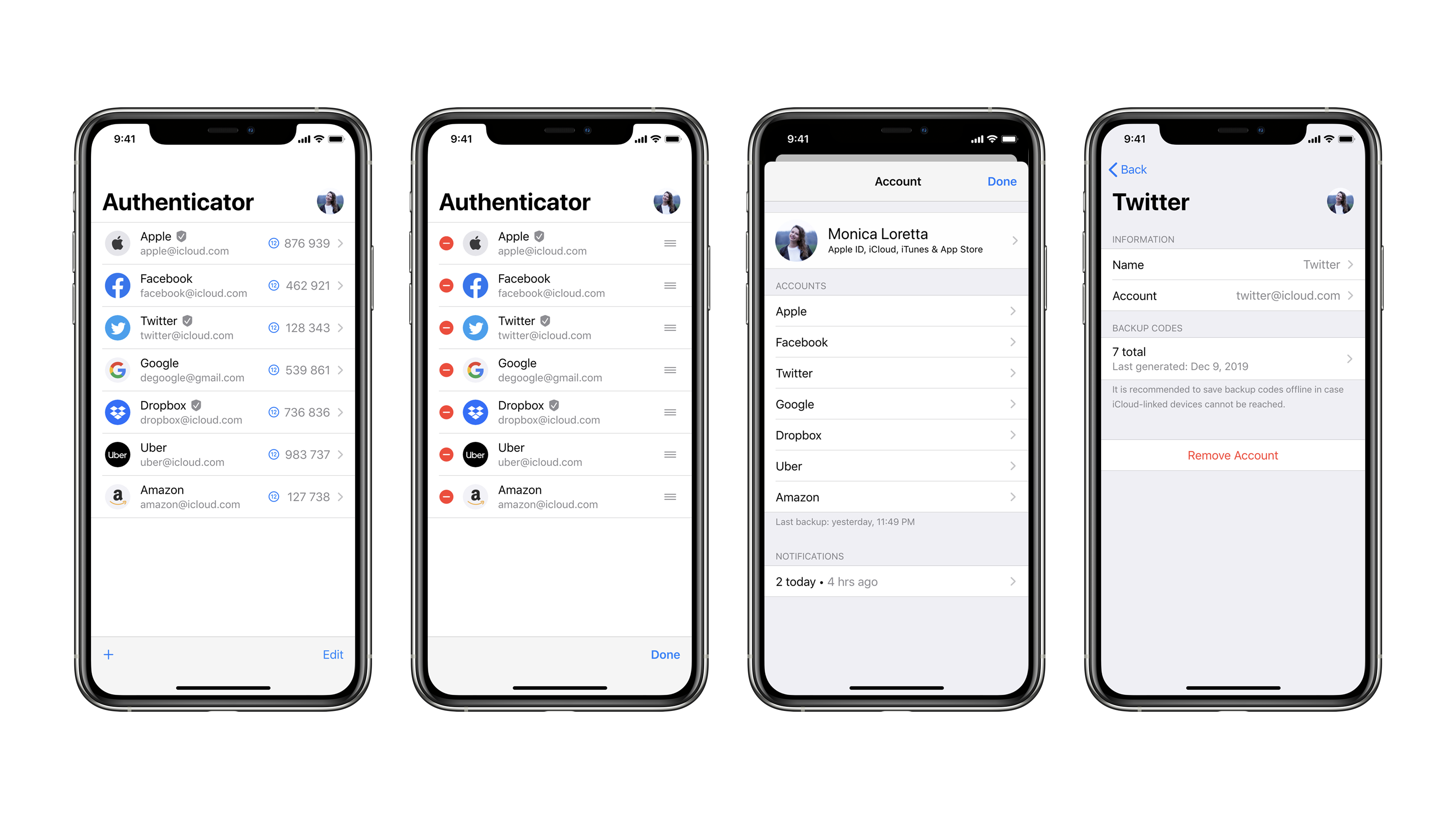 Manage Accounts