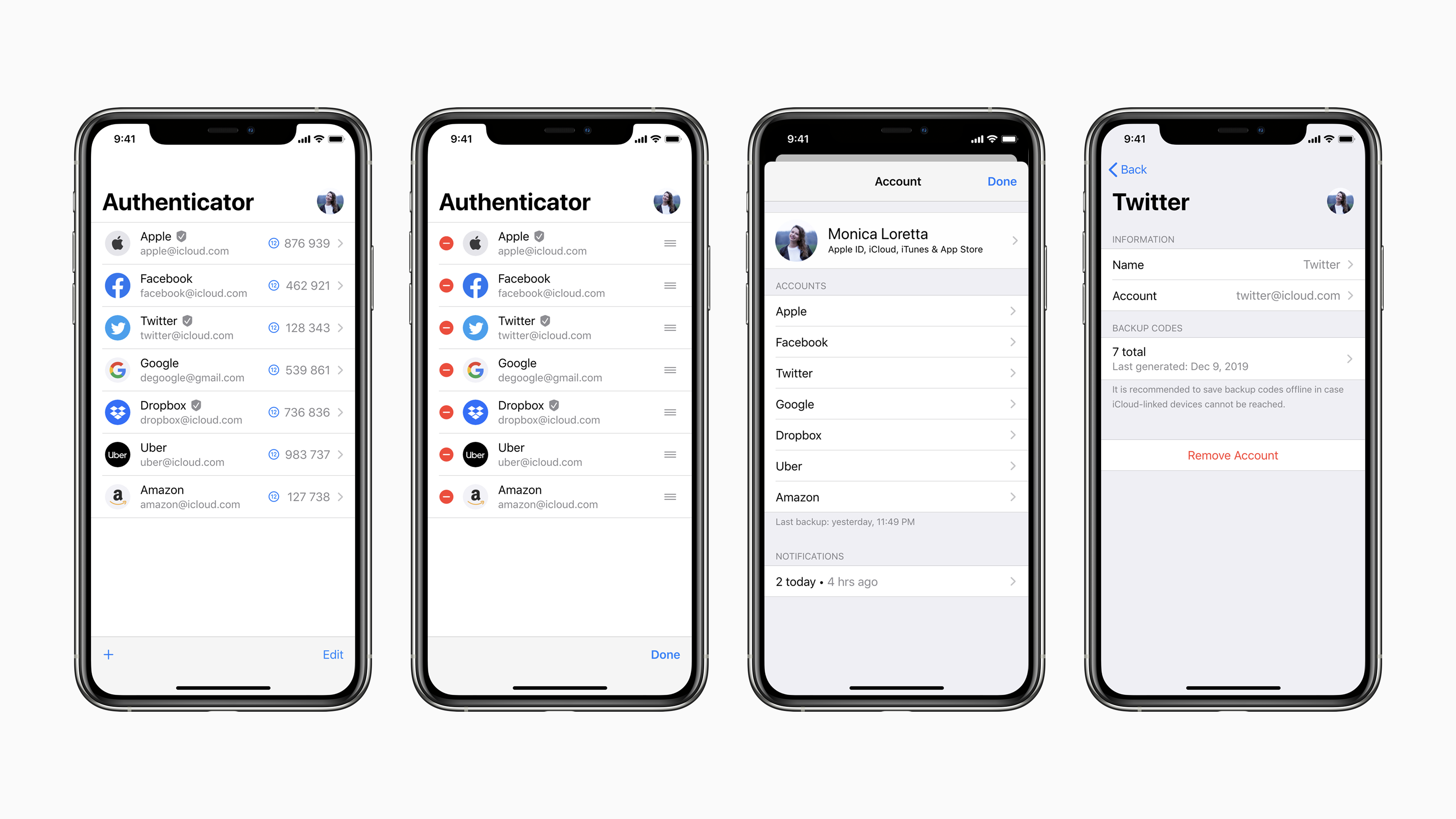 Manage Accounts
