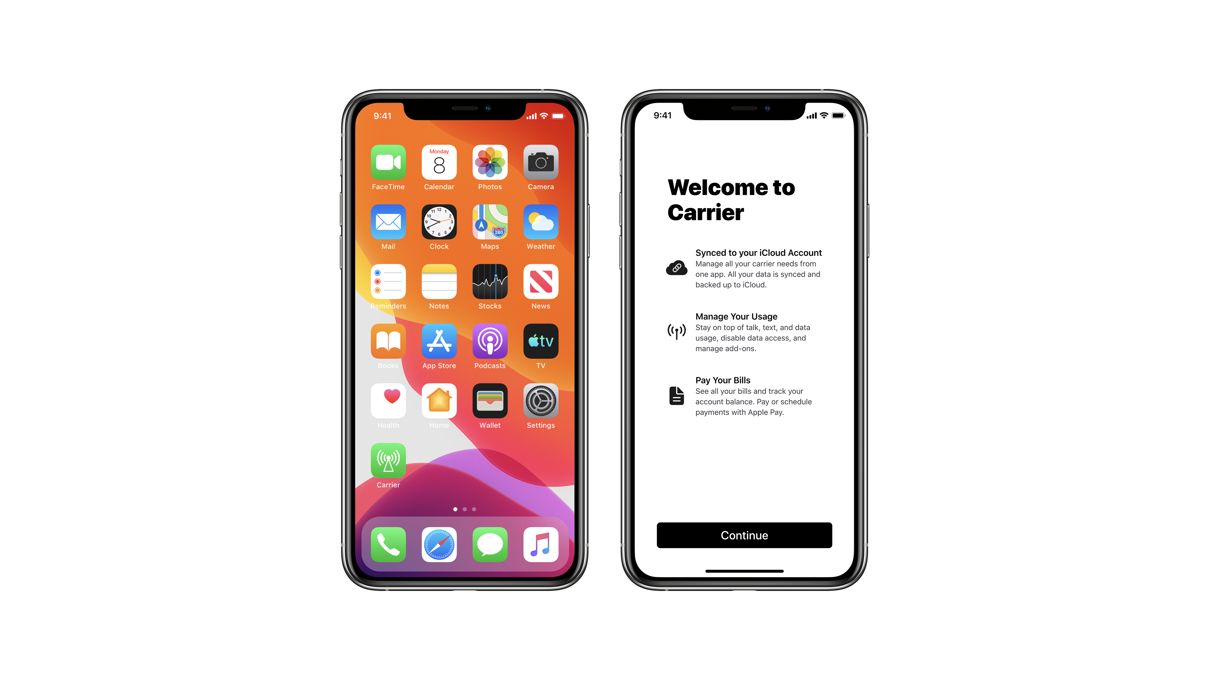 Home Screen + Onboarding Sheet