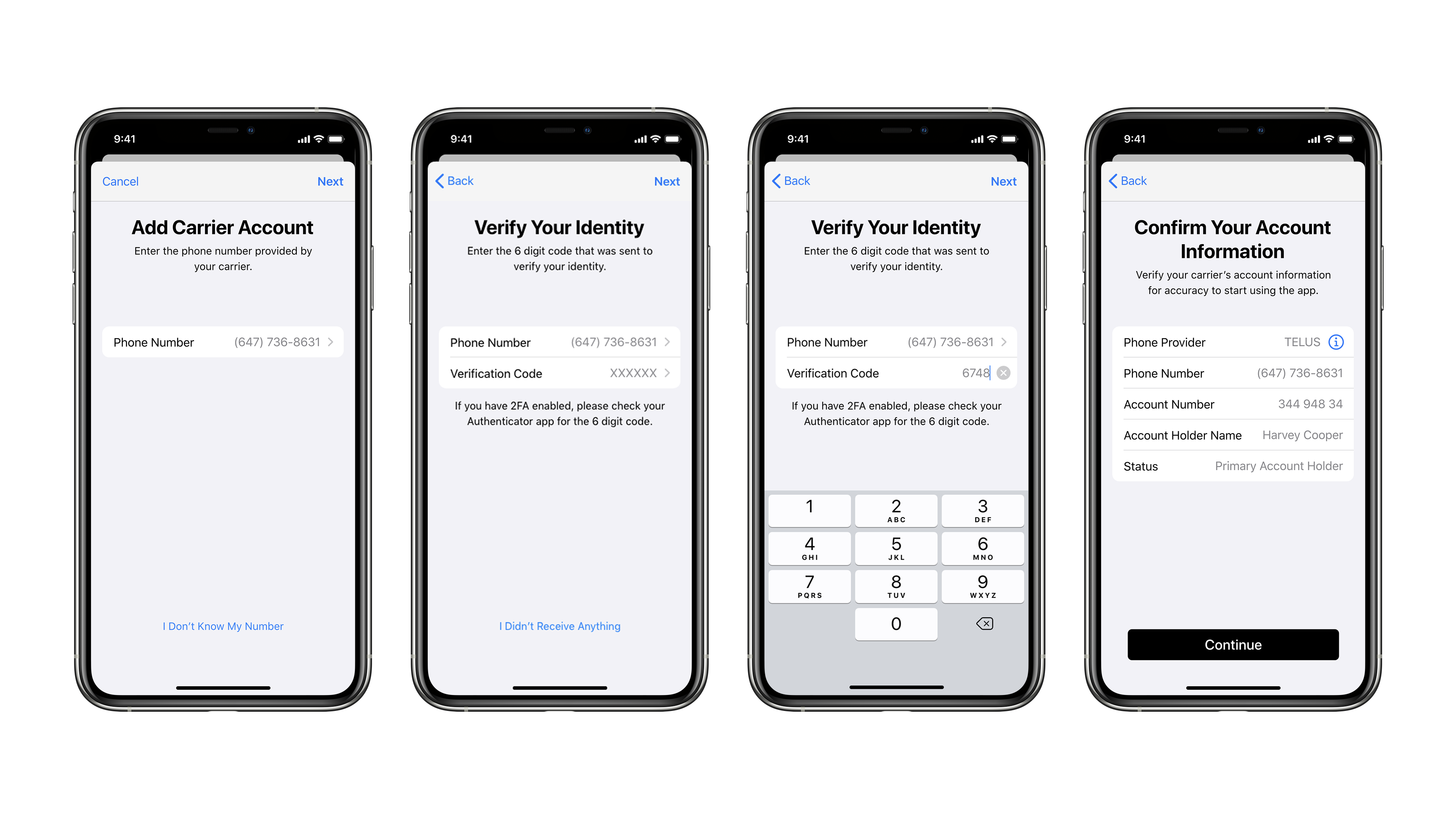 Sign Up Flow