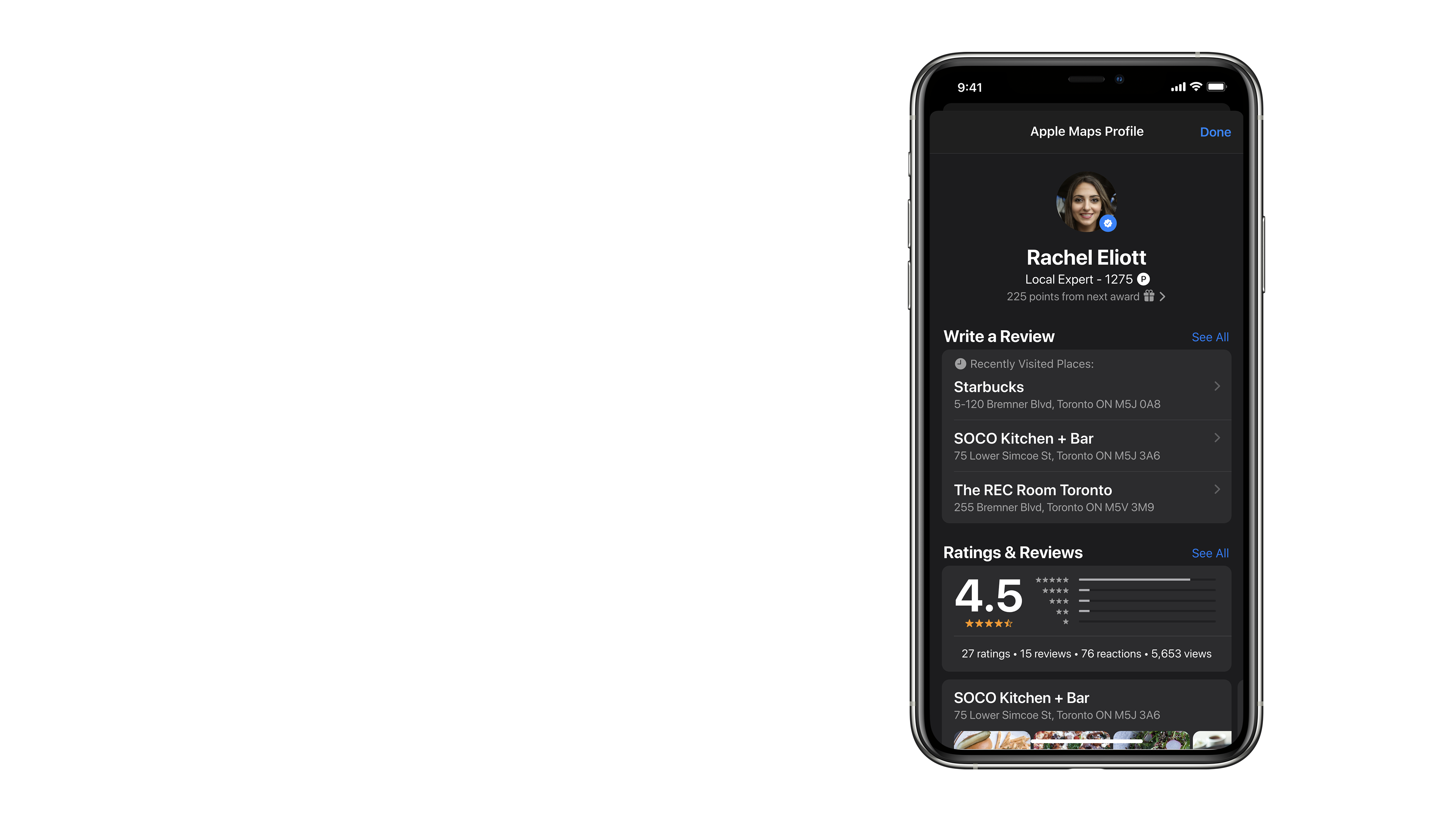 Apple Maps Profile