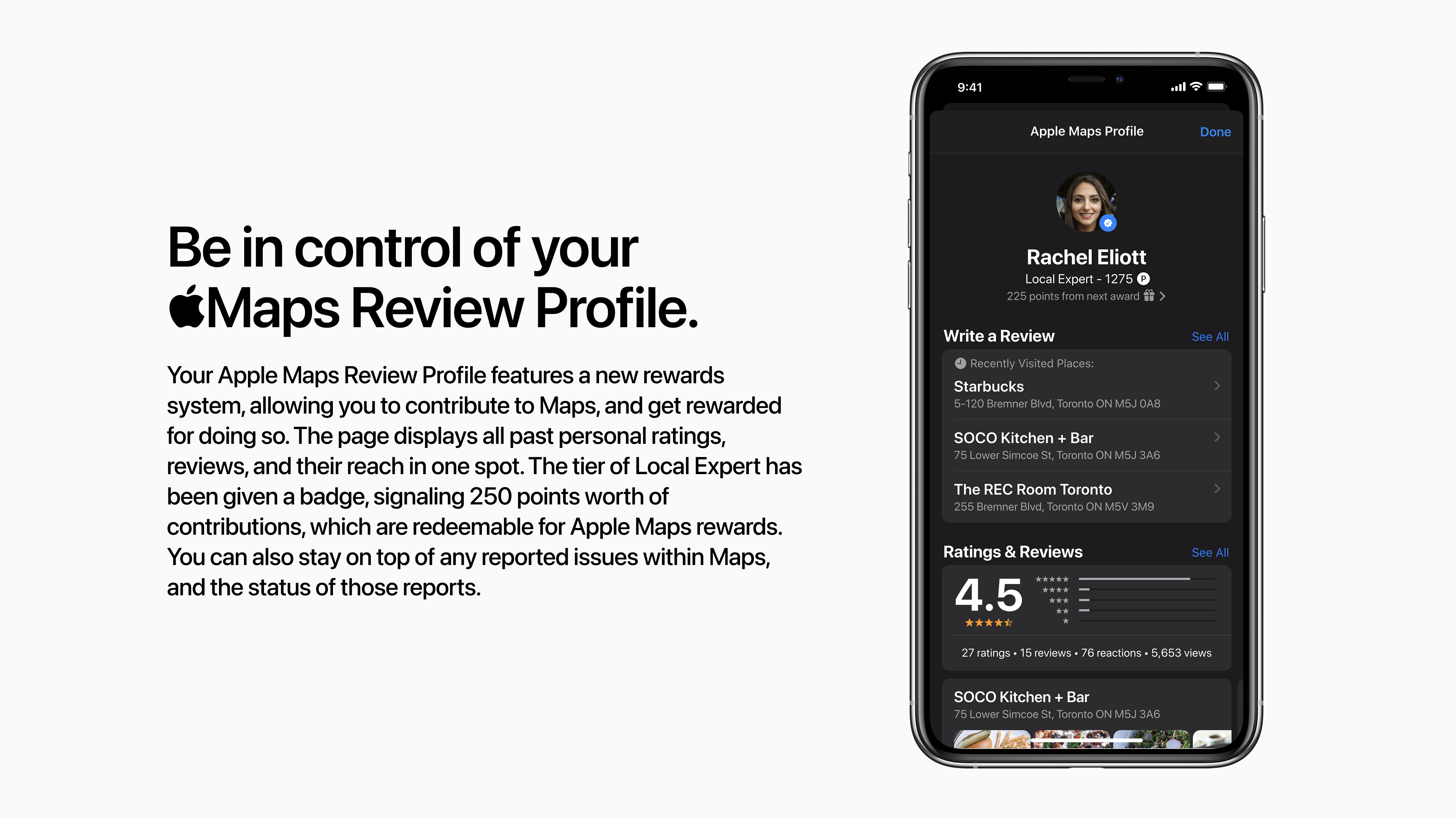 Apple Maps Profile