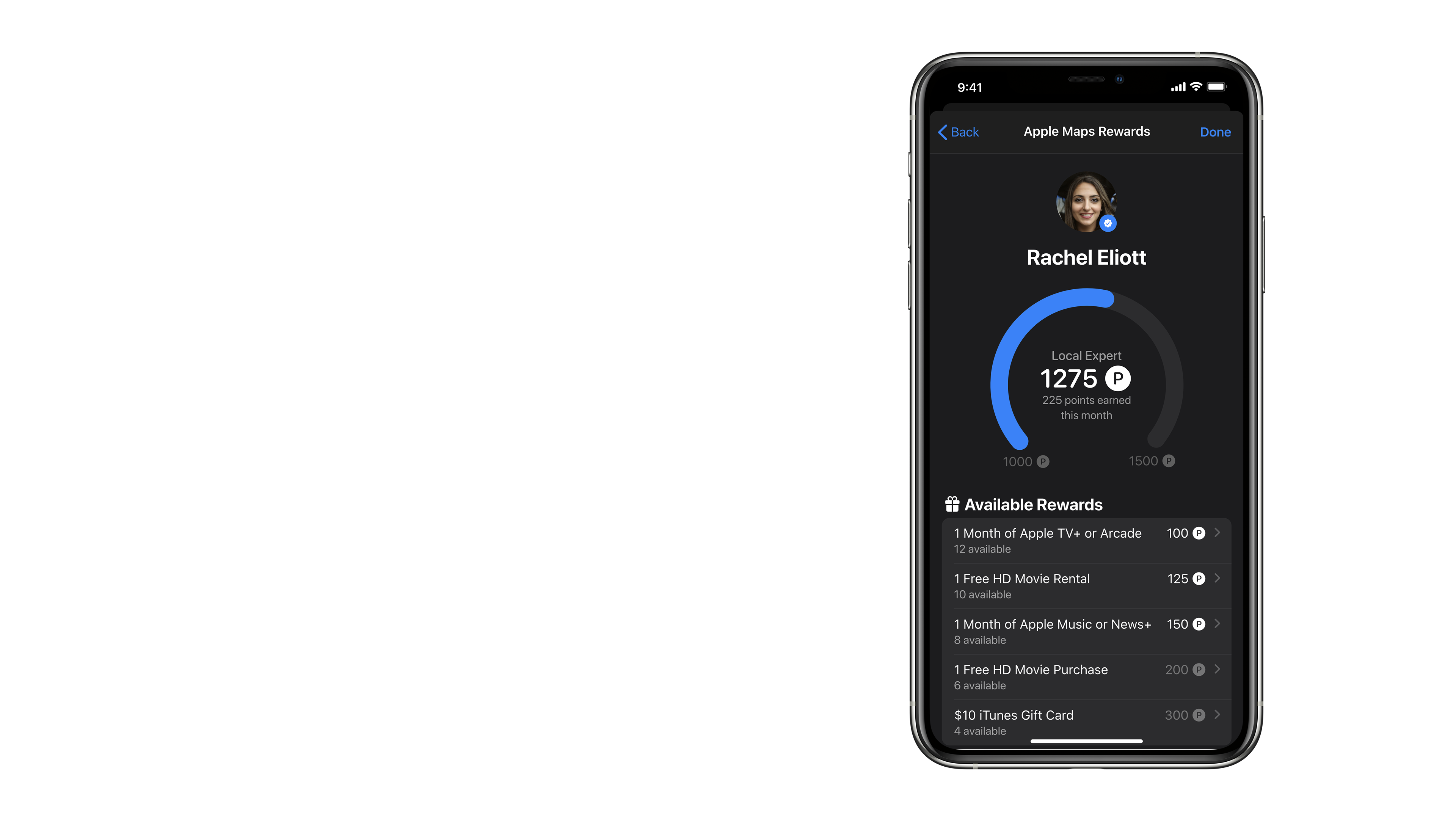 Apple Maps Rewards