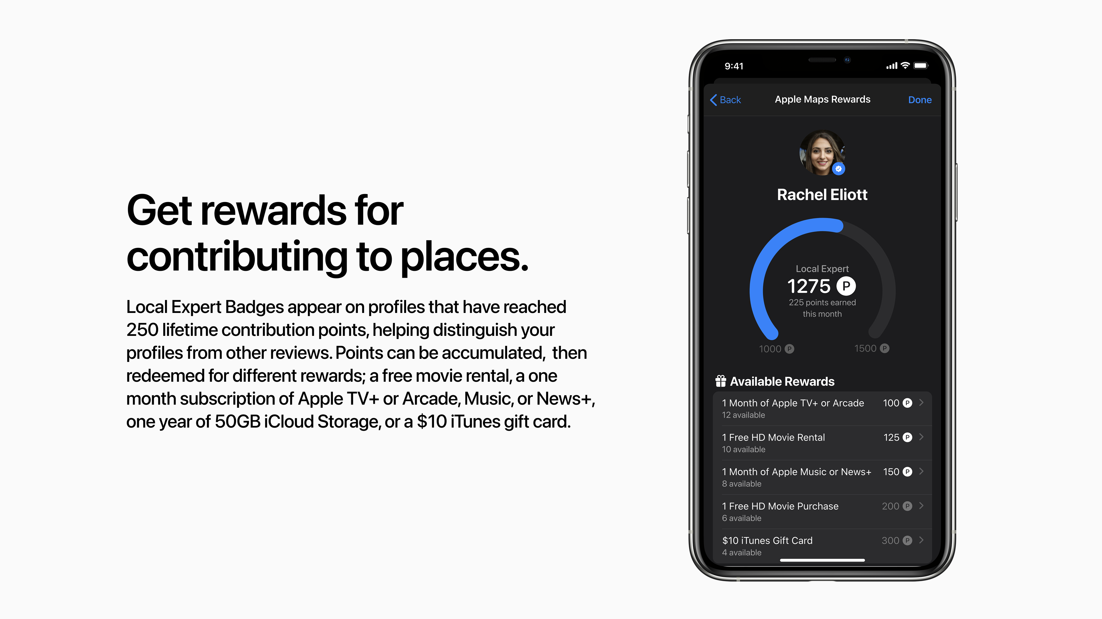 Apple Maps Rewards
