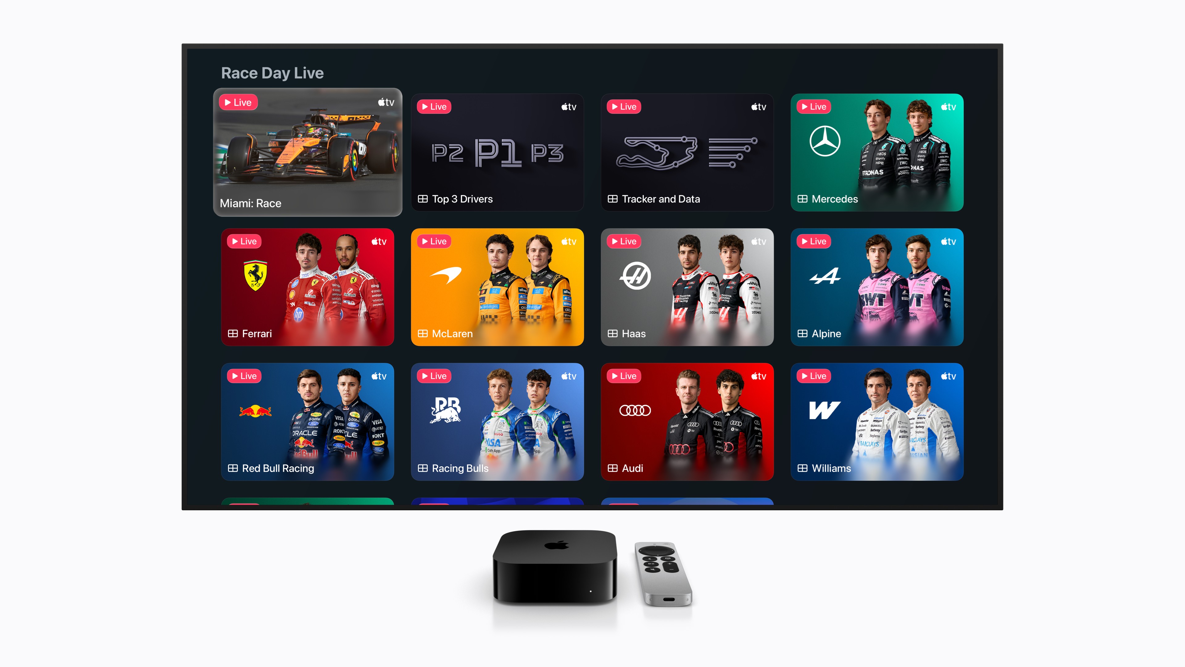 F1 Multiview Live Feeds