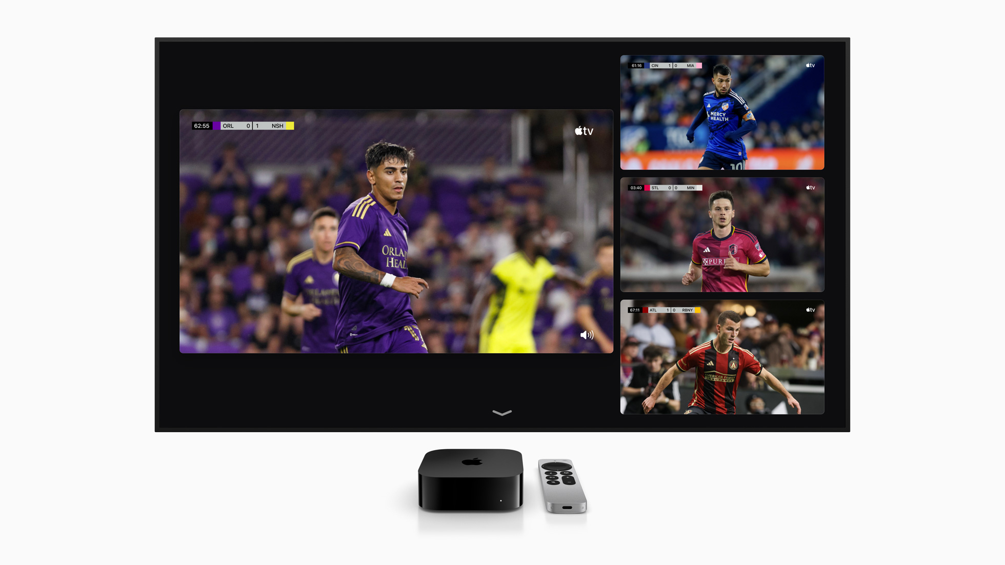 MLS Multiview Live Feeds Playing Fullscreen on tvOS