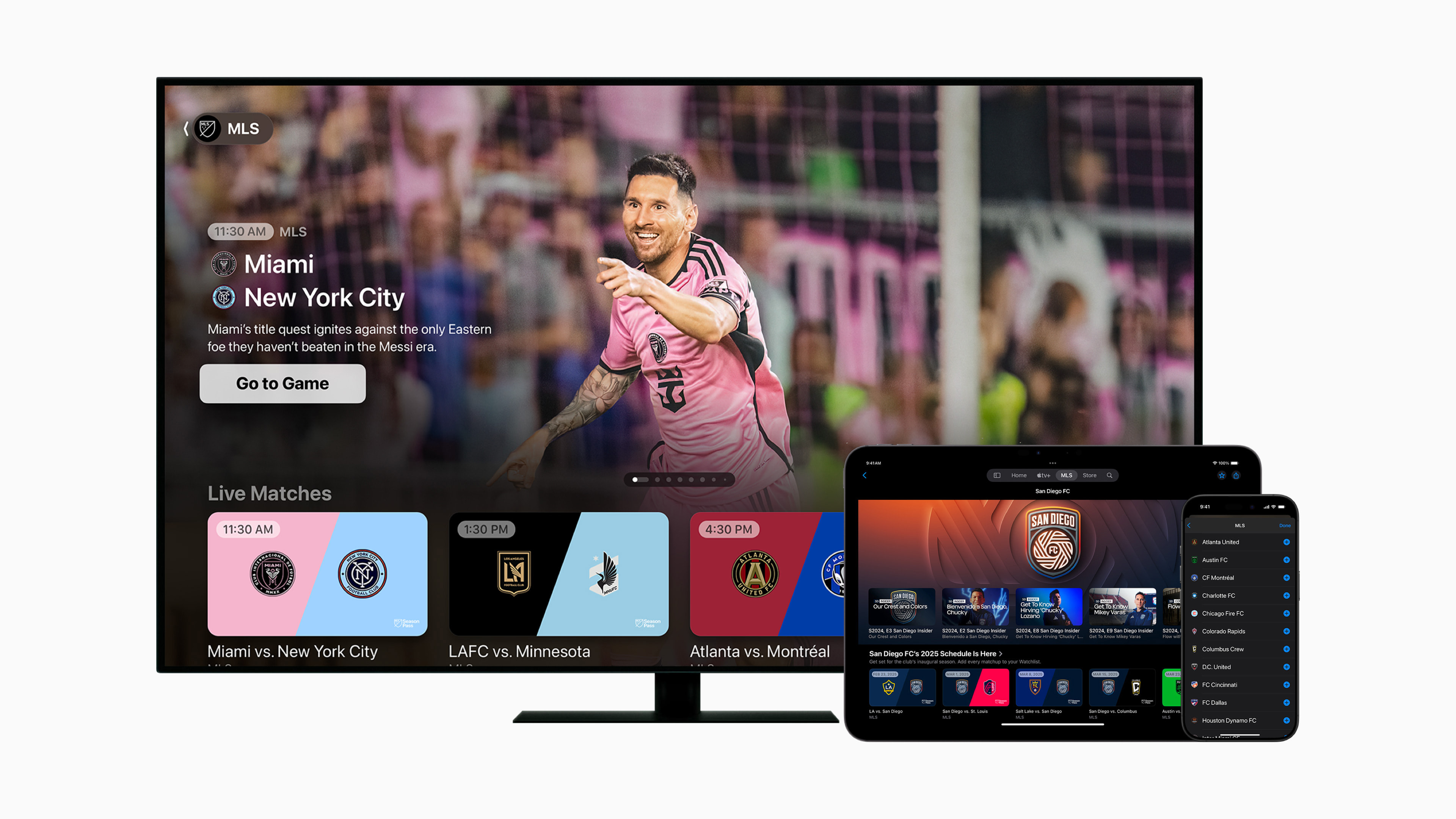 MLS Game Page