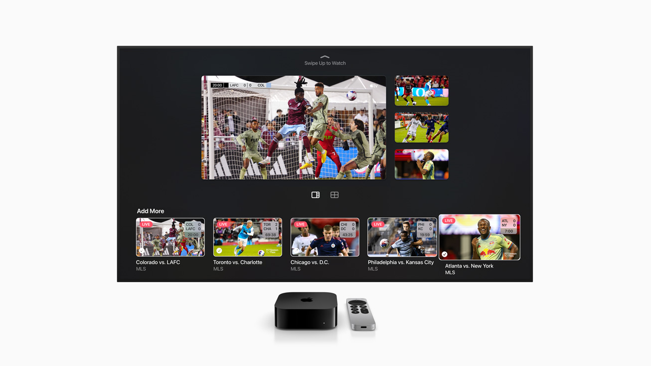 MLS Multiview Live Feeds Playing